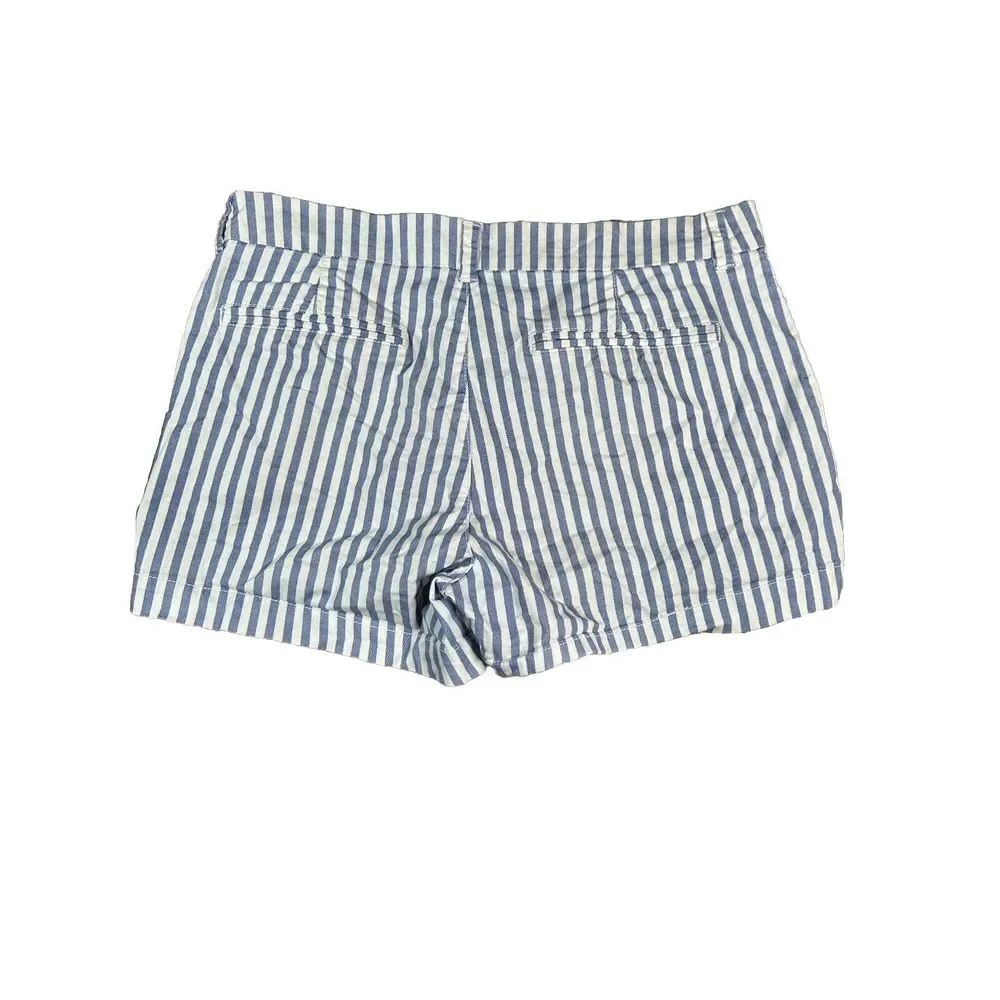 Old‎ Navy Women's Everyday Shorts Size 12 Blue & White Stripe